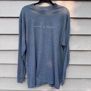 Aaa Men's Blue and Grey Shirt